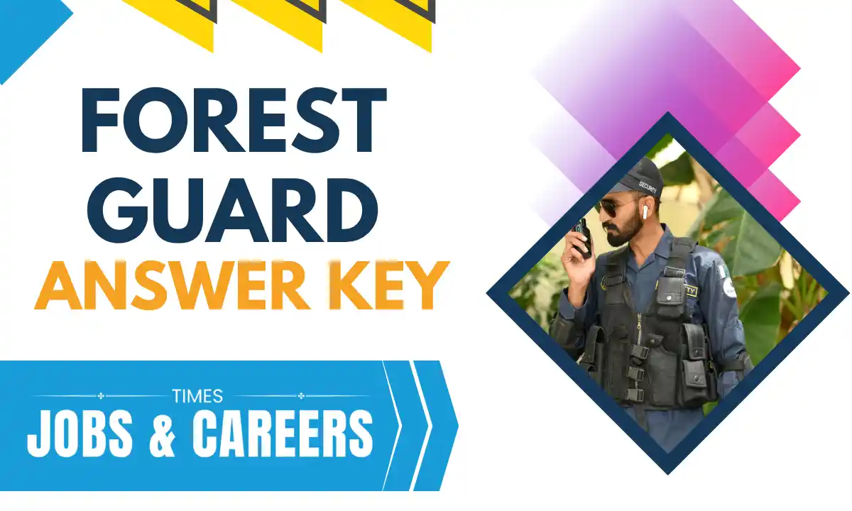 Forest Guard Final Answer Key